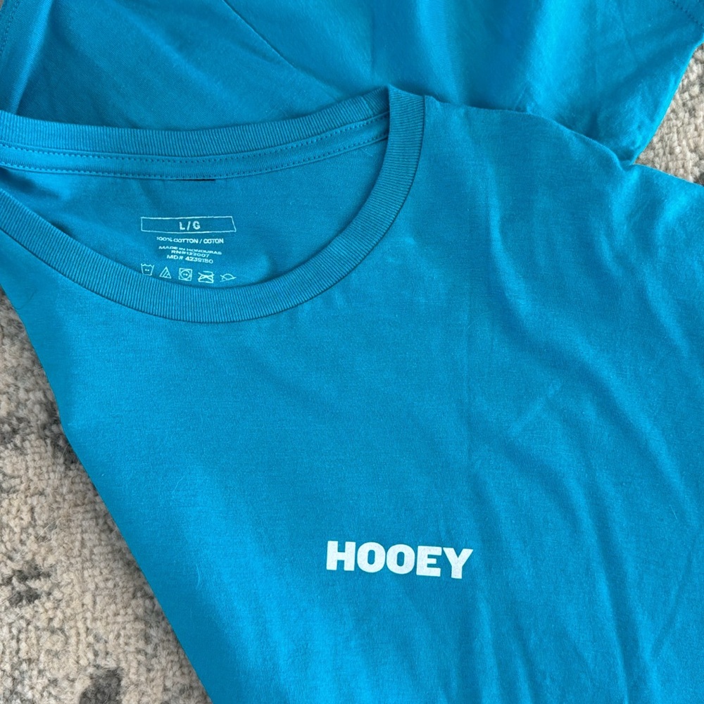 Hooey Teal Crew Neck Tee